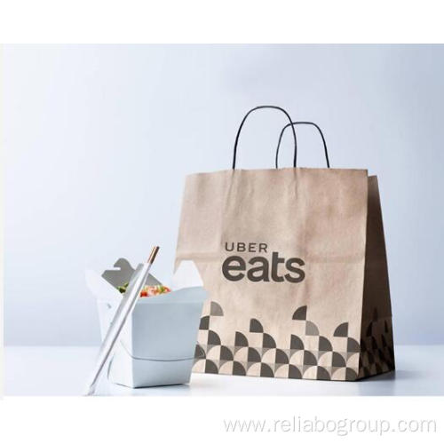 Custom Cheap Eco Take Away Craft Paper Bag